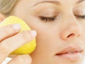 Протирание кожи лимоном